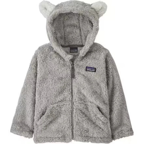 Patagonia Other - NWT  Patagonia  Baby Furry Friends Fleece Jacket Salt Grey 3-6 Months